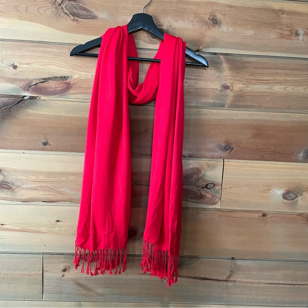 Cherry Red Scarf